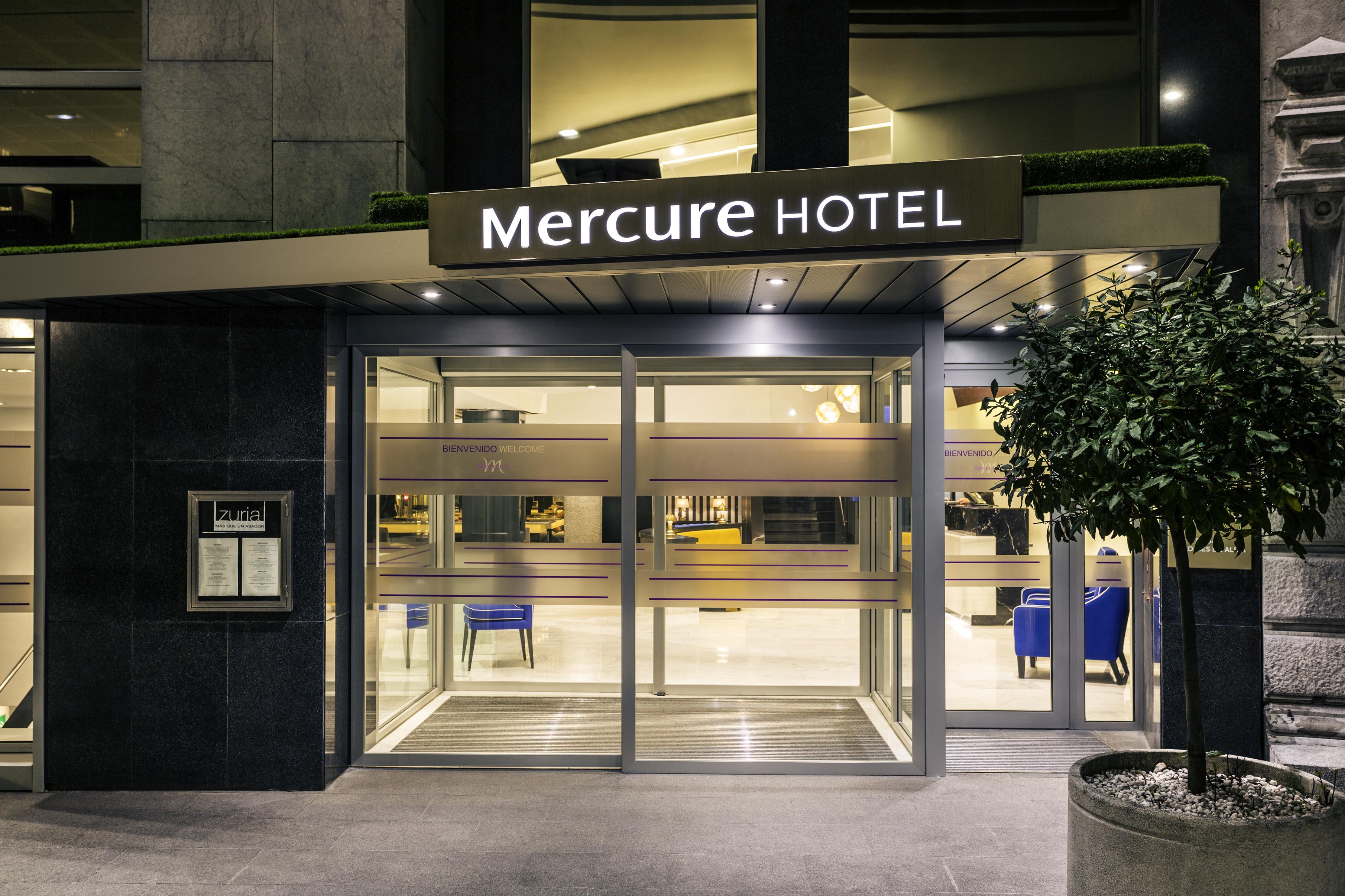 Hotel Mercure Jardines De Albia Bilbao Bagian luar foto